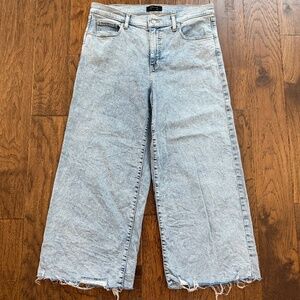 Banana Republic Factory Wide Leg High Rise Crop Jeans Size 32/14